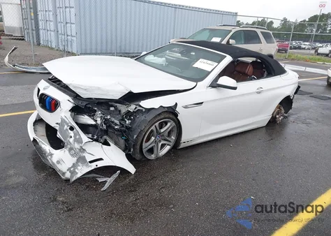 2012 BMW 650 I z USA, uszkodzony, nr VIN WBALZ3C56CDL71055